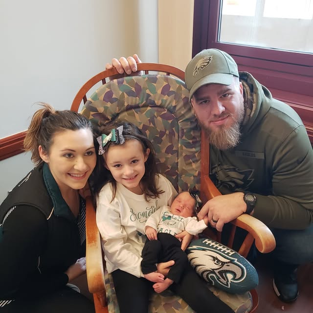 Family welcoming Graycie